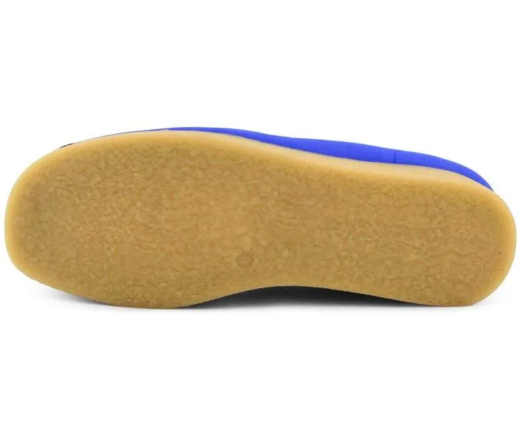 Amali Wallabee Boot Style Men's Royal Blue Suede High Top Shoes