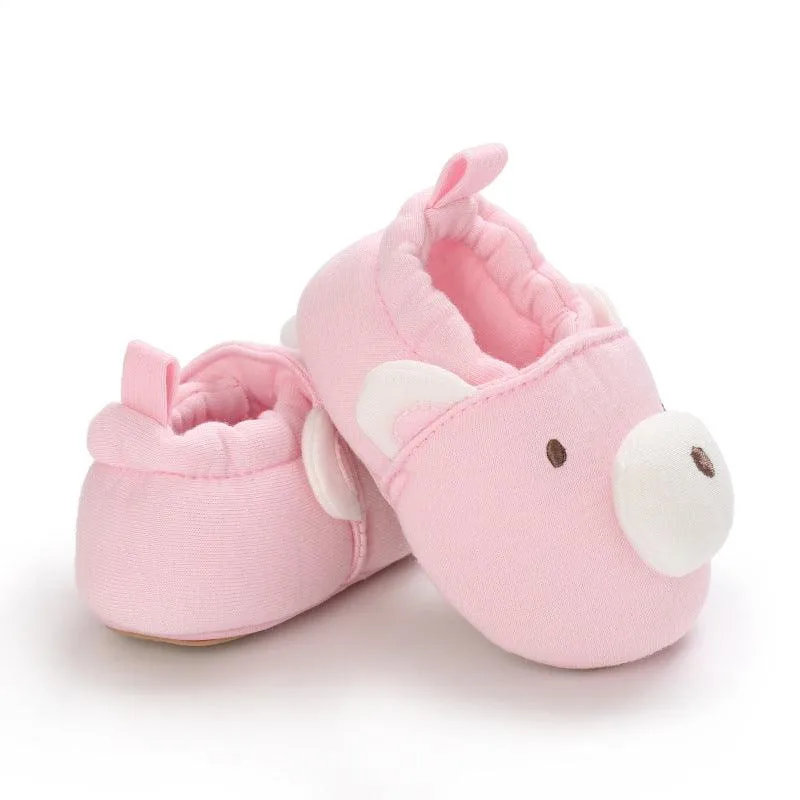 Baby Cartoon Soft Sole Crib Shoes