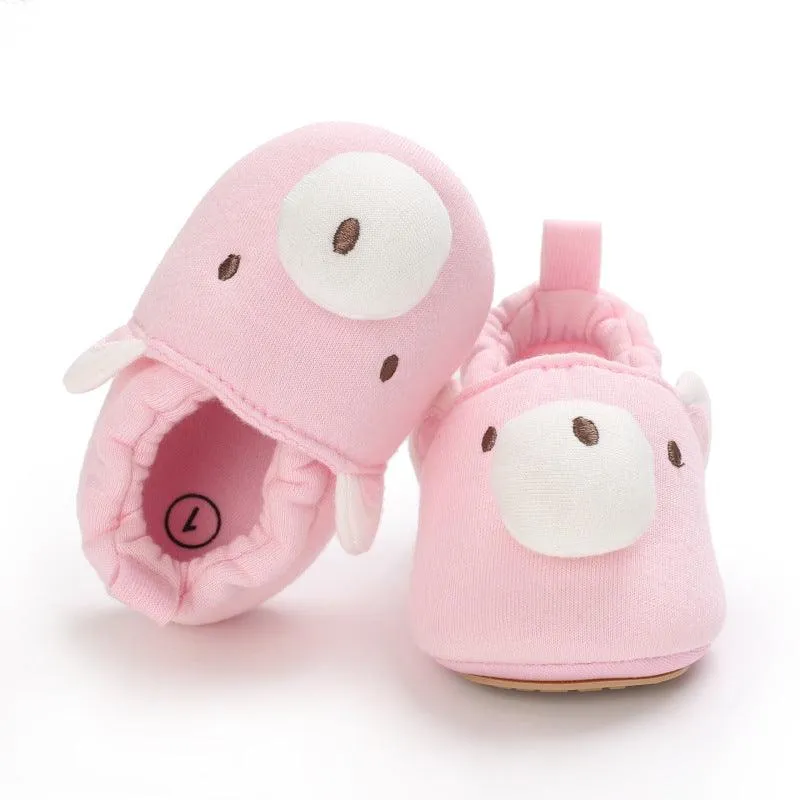 Baby Cartoon Soft Sole Crib Shoes