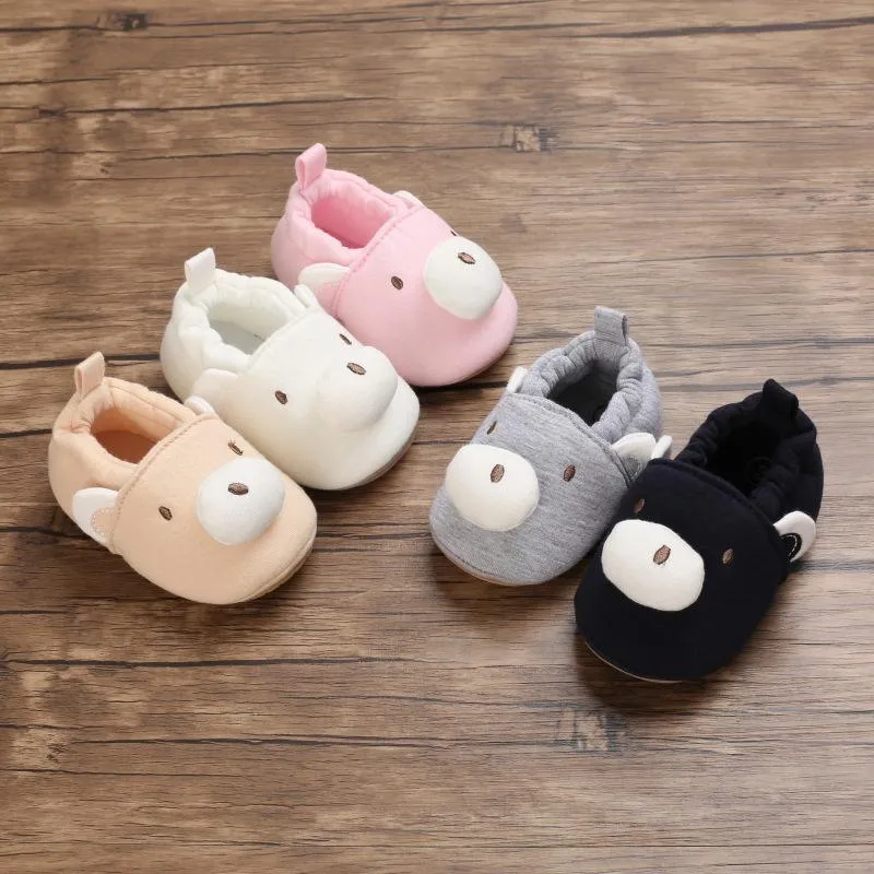 Baby Cartoon Soft Sole Crib Shoes