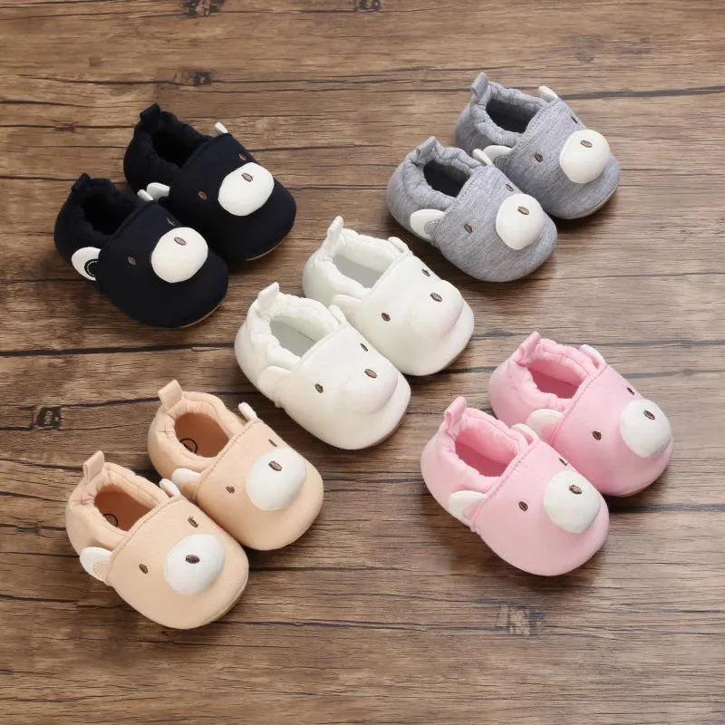 Baby Cartoon Soft Sole Crib Shoes